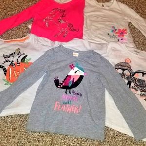 MOVING SALE, Set of 5  Shirts, Gymboree & Nannette